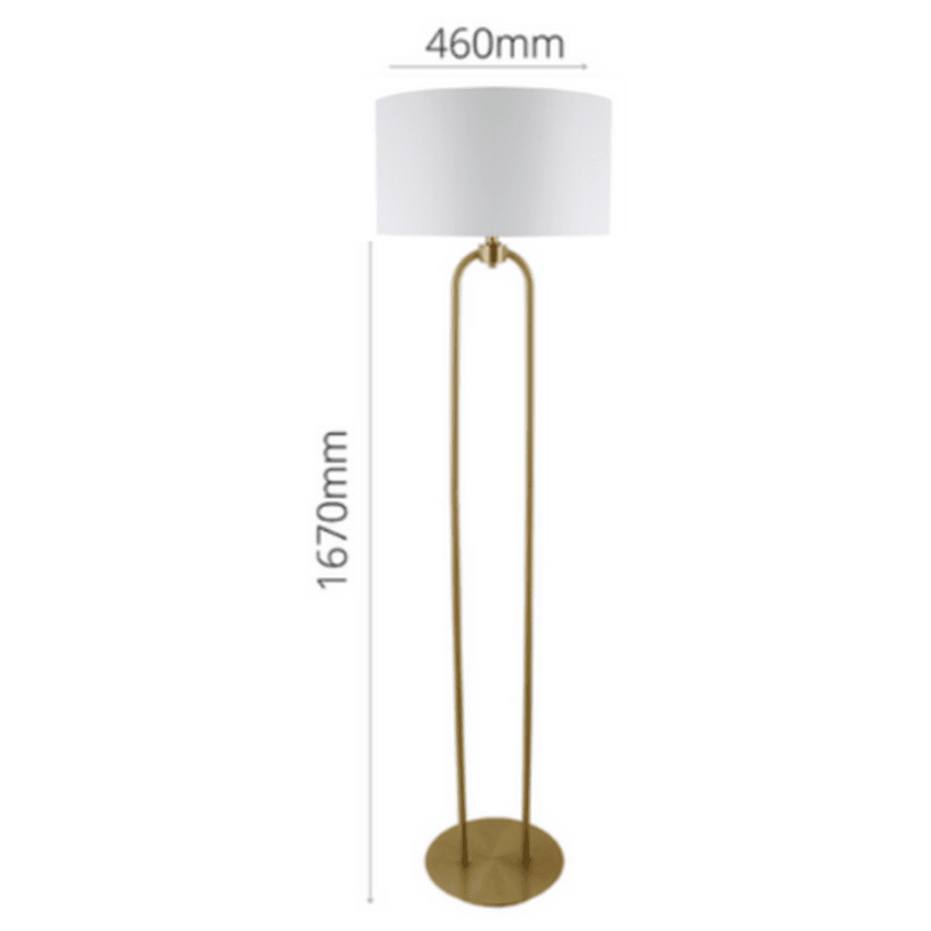 braden white floor lamp