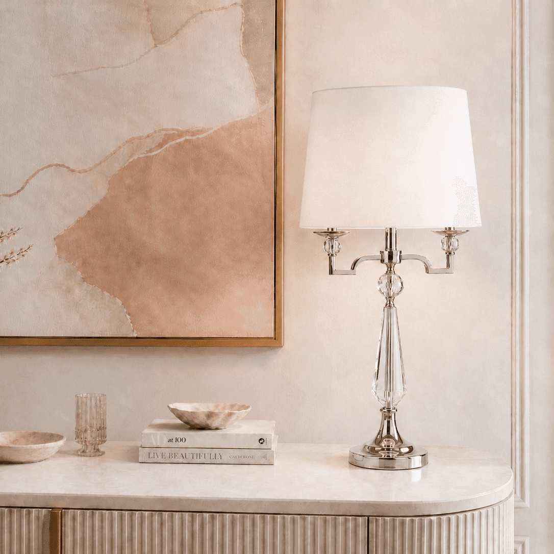 rebecca table lamp white