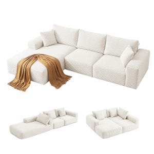 allegra white sofa bed sectional
