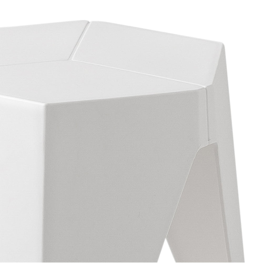 Ria 2 Set Stackable Bar Stools White - Image 3