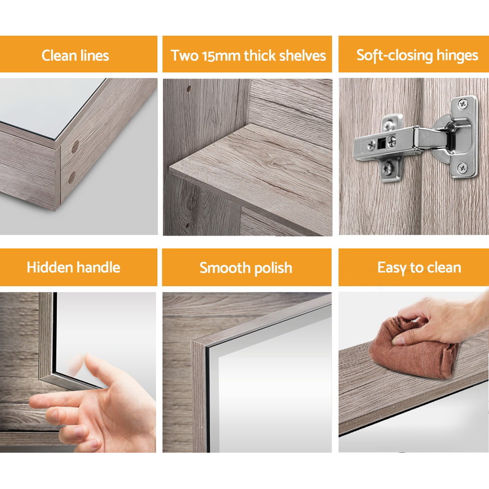 Bathroom Vanity Storage Cabinet Mirror - Image 4