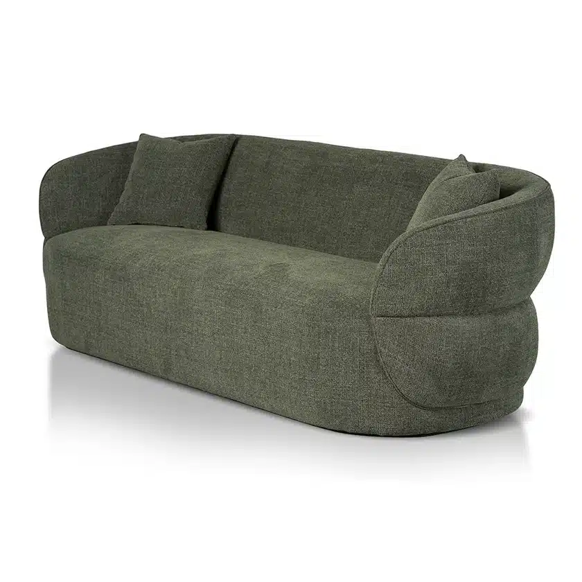 green sofa