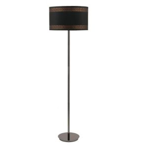 Flynn Gemini Floor Lamp Black and Gold