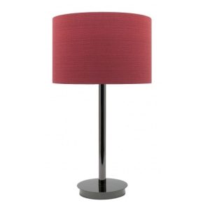 Flynn Fibre Red Table Lamp