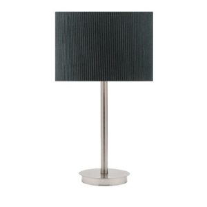 Ripple Black Nickel Table Lamp