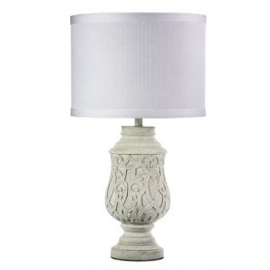 Sellos Cement White Table Lamp