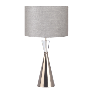 Tower Ash Crystal Table Lamp