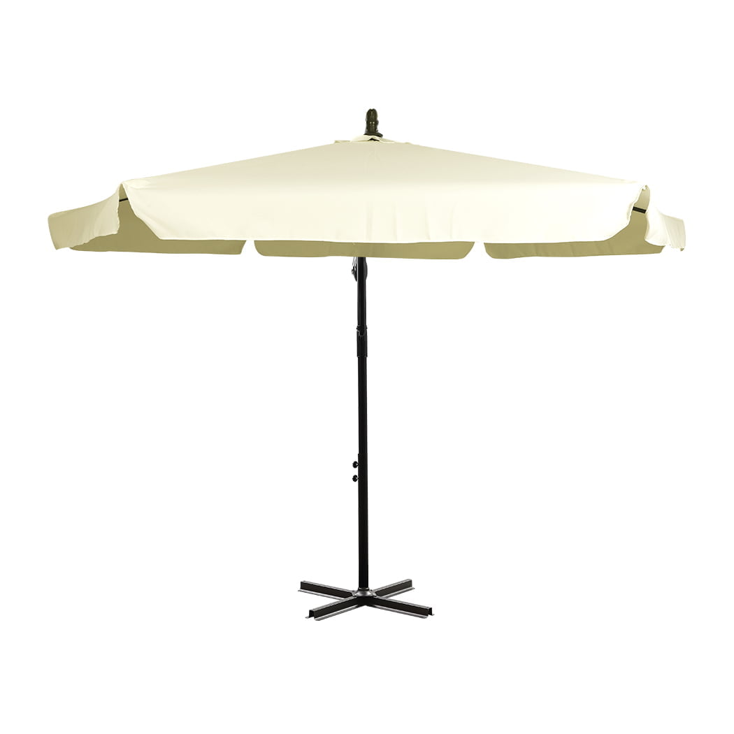 Outdoor Umbrella Cantilever Beige - Image 2