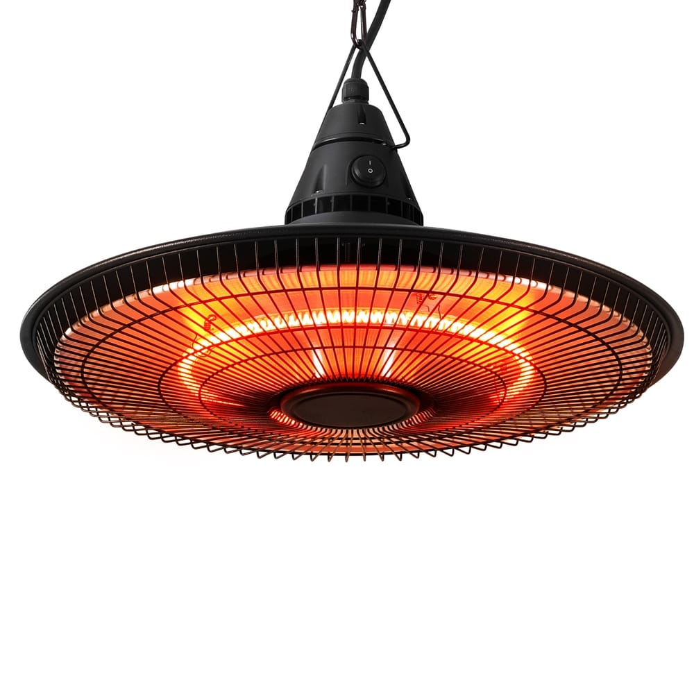 rustic outdoor heater black