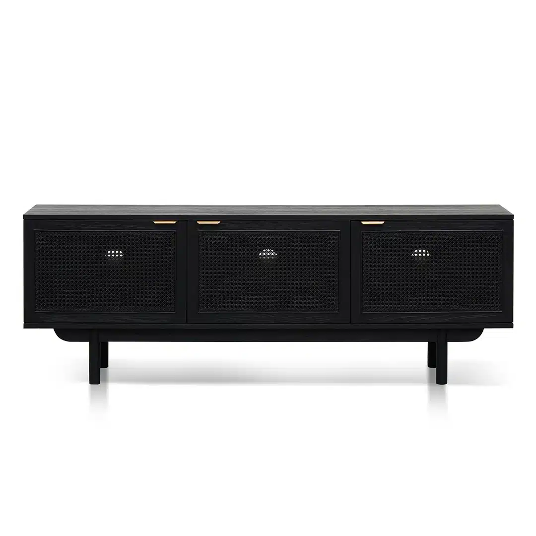 black tv unit