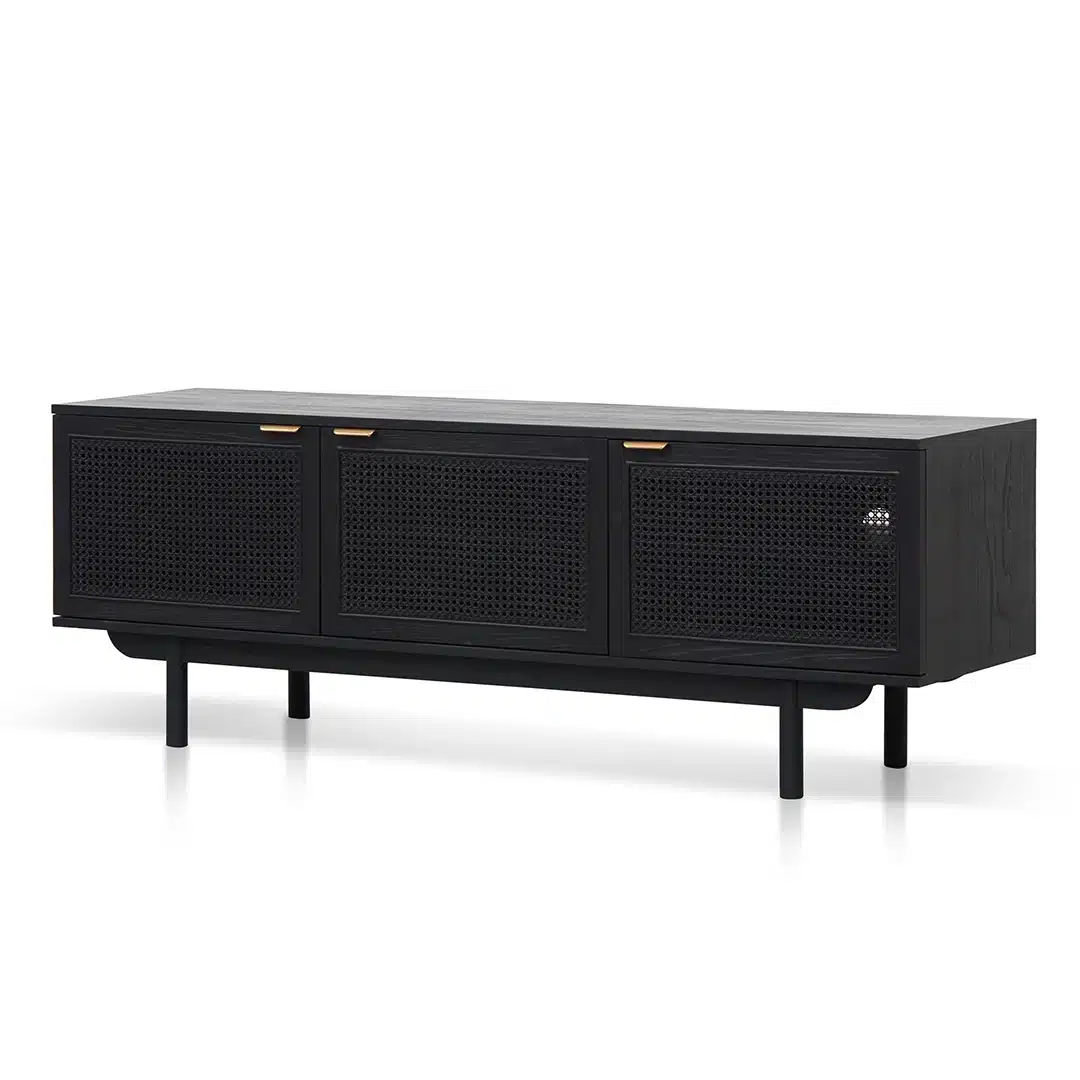 black tv unit