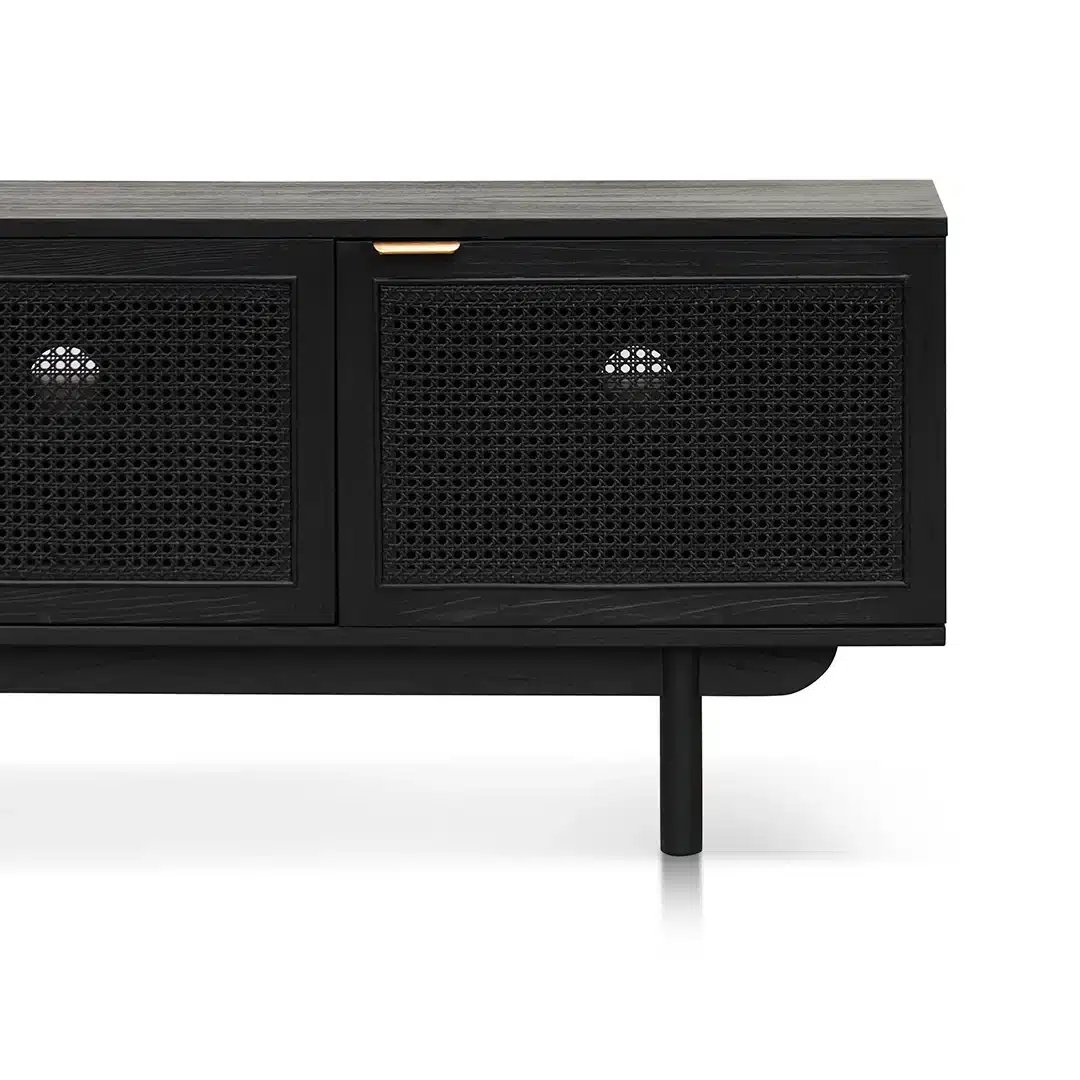 black tv unit