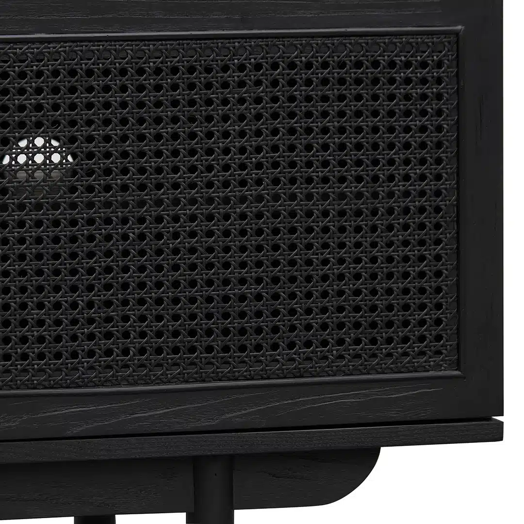 black tv unit