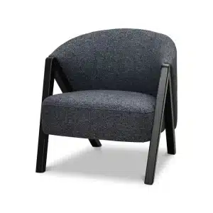 Alastair Armchair Charcoal & Black