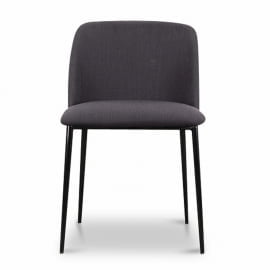 Jamal Dining Chair Charcoal Grey - Image 5