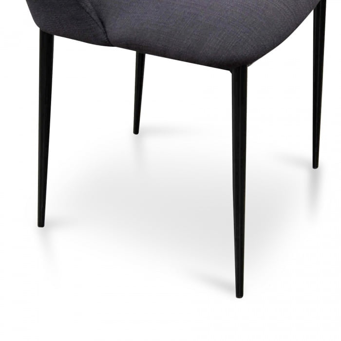 Jamal Dining Chair Charcoal Grey