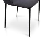 Jamal Dining Chair Charcoal Grey - Image 2
