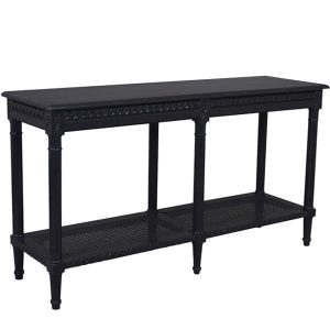 Polo Long Console Table Black