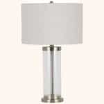 empire white table lamp