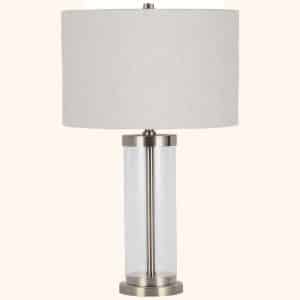 empire white table lamp