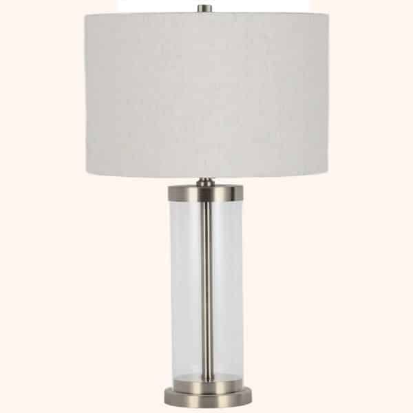 empire white table lamp