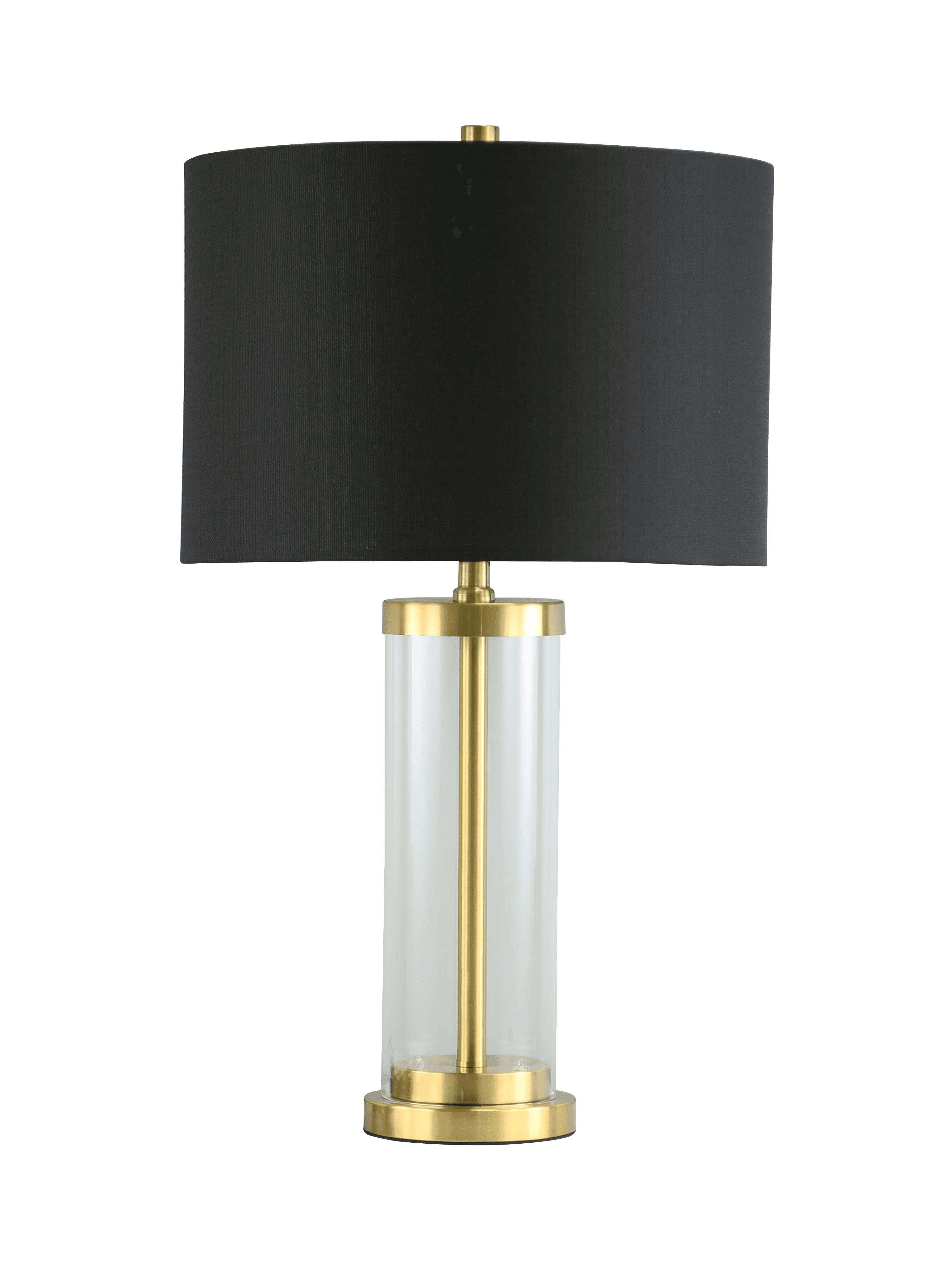empire black table lamp